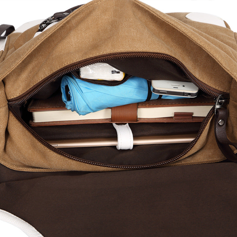 Versatile Trendy Glamorous Popular Men's Canvas Men's Messenger Bag