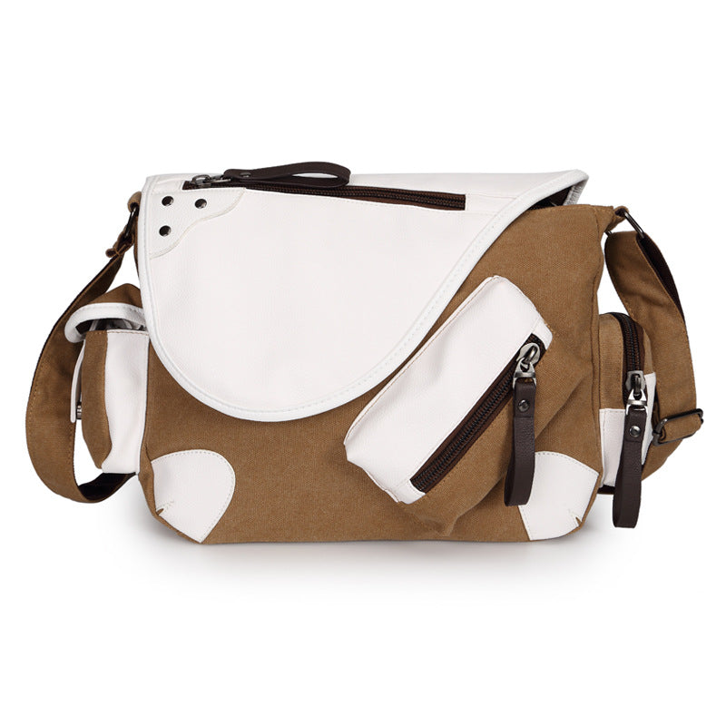 Versatile Trendy Glamorous Popular Men's Canvas Men's Messenger Bag