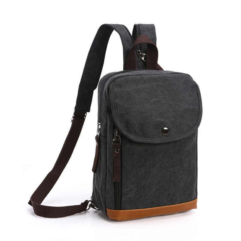 Trendy Casual Elegant Men's Canvas Fashion Men's Messenger Bag