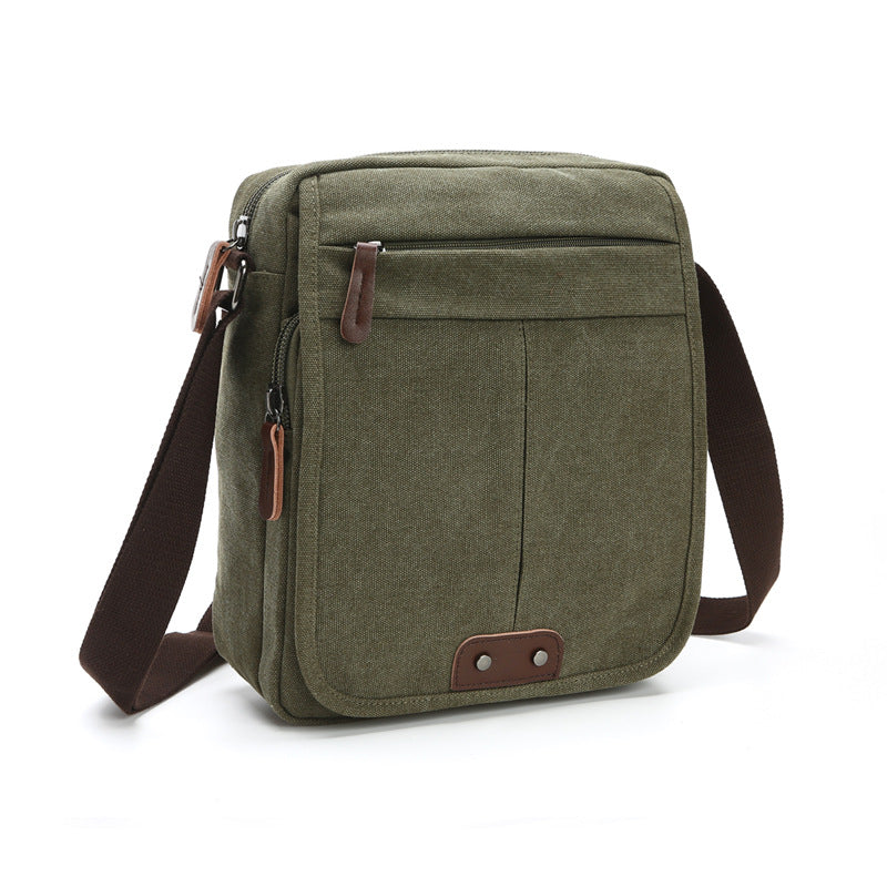 Women's & Men's Retro Fashion Canvas Business Men's Messenger Bag