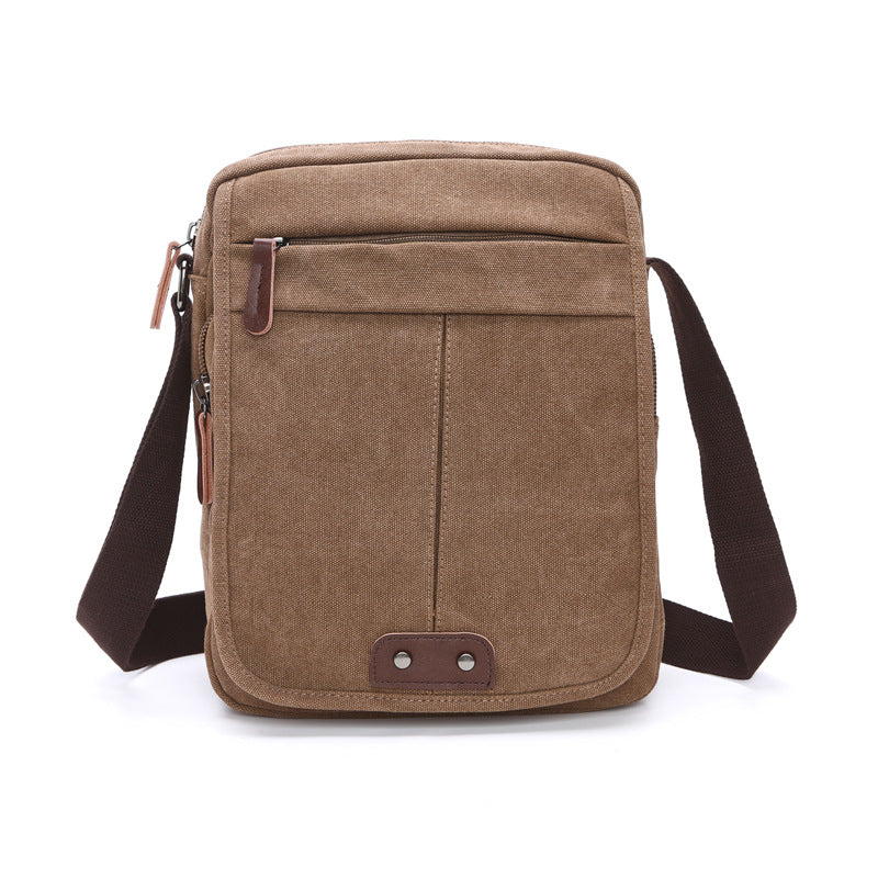 Women's & Men's Retro Fashion Canvas Business Men's Messenger Bag