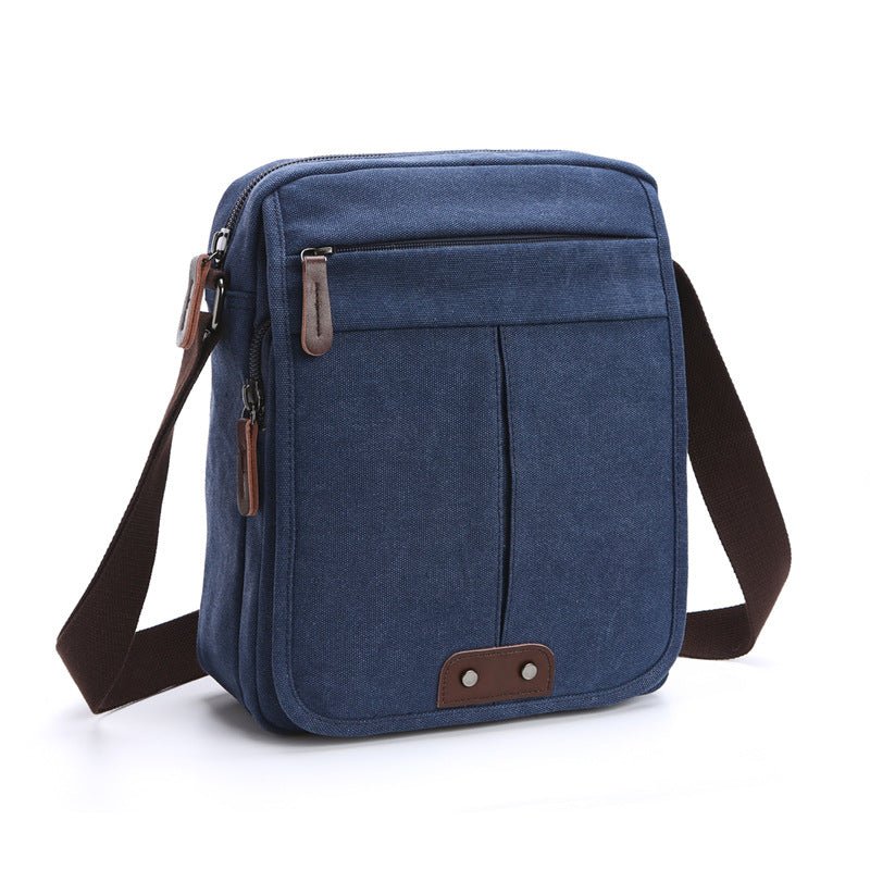 Women's & Men's Retro Fashion Canvas Business Men's Messenger Bag