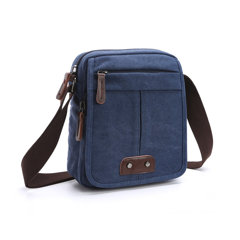 Women's & Men's Retro Fashion Canvas Business Men's Messenger Bag