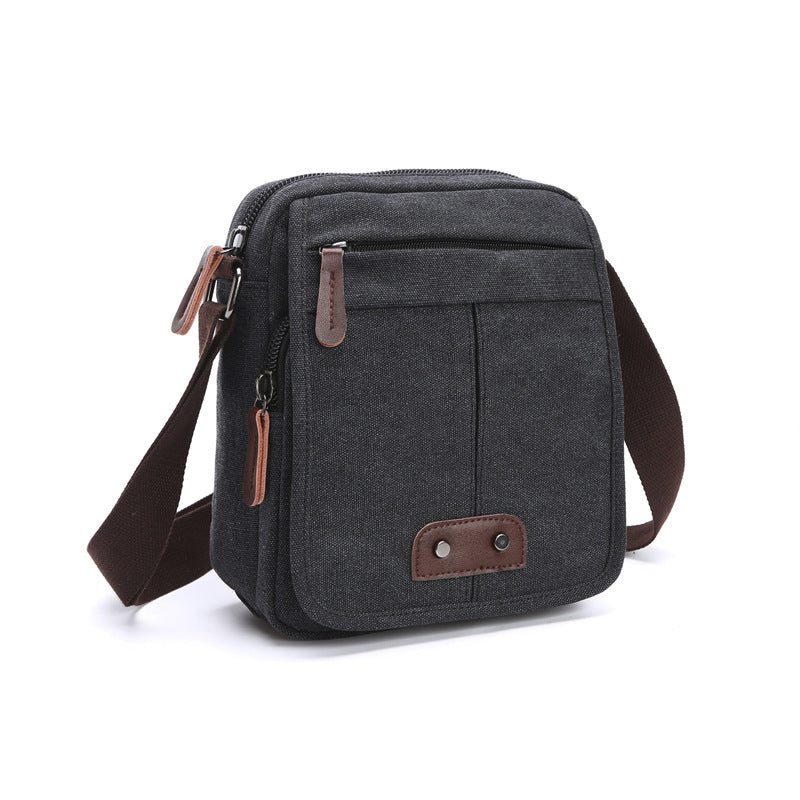 Women's & Men's Retro Fashion Canvas Business Men's Messenger Bag