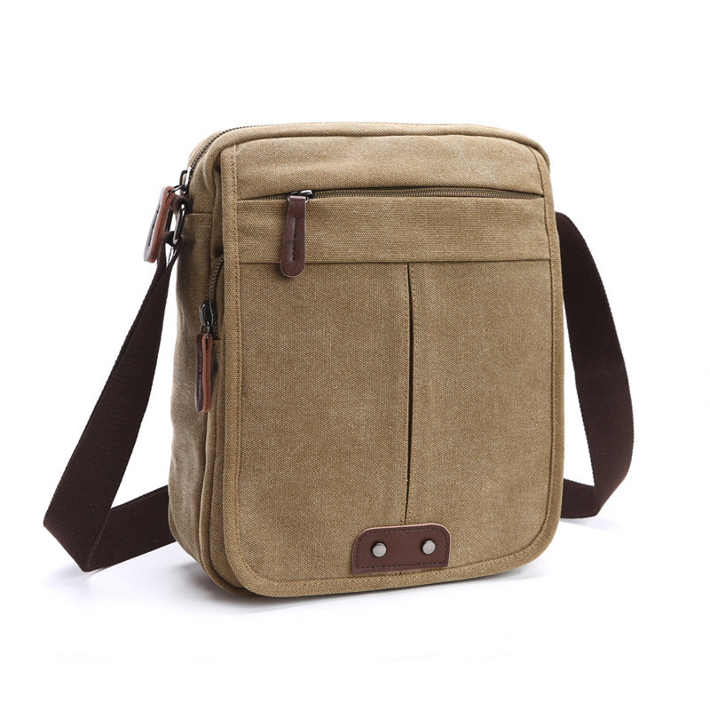 Women's & Men's Retro Fashion Canvas Business Men's Messenger Bag