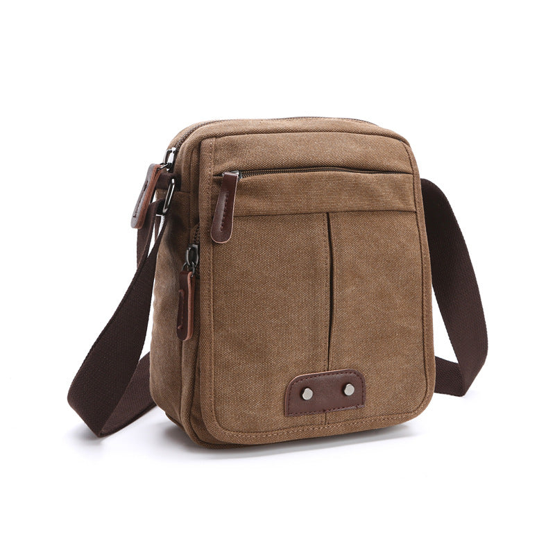 Women's & Men's Retro Fashion Canvas Business Men's Messenger Bag