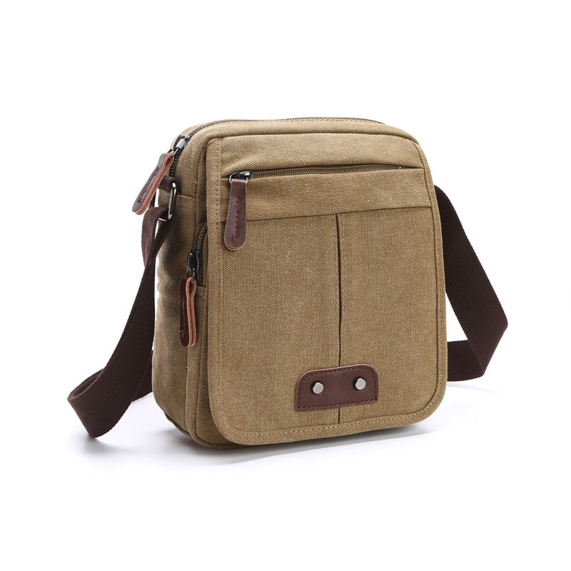 Women's & Men's Retro Fashion Canvas Business Men's Messenger Bag
