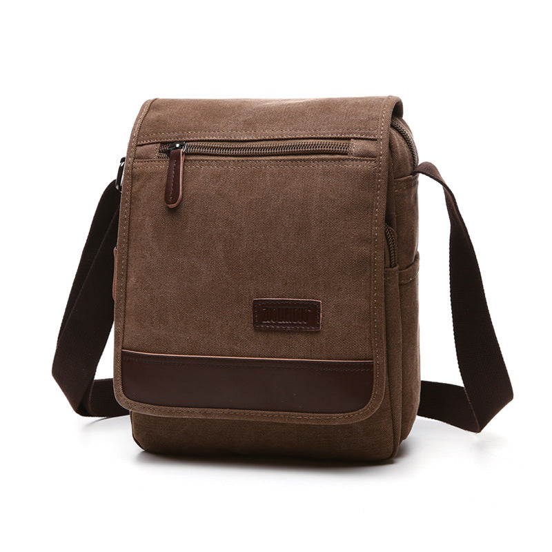 Graceful Men's Canvas Korean Style Trendy Men's Messenger Bag