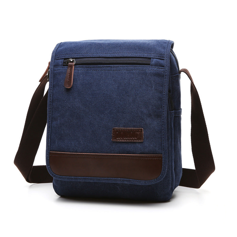 Graceful Men's Canvas Korean Style Trendy Men's Messenger Bag