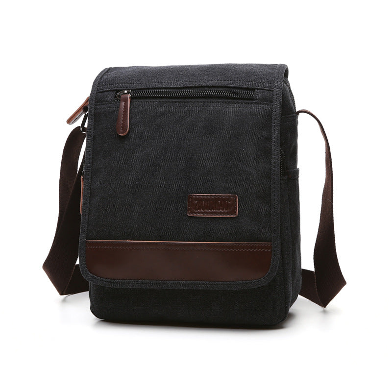 Graceful Men's Canvas Korean Style Trendy Men's Messenger Bag