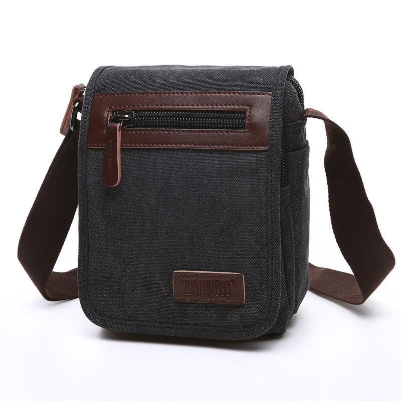 Graceful Men's Canvas Korean Style Trendy Men's Messenger Bag