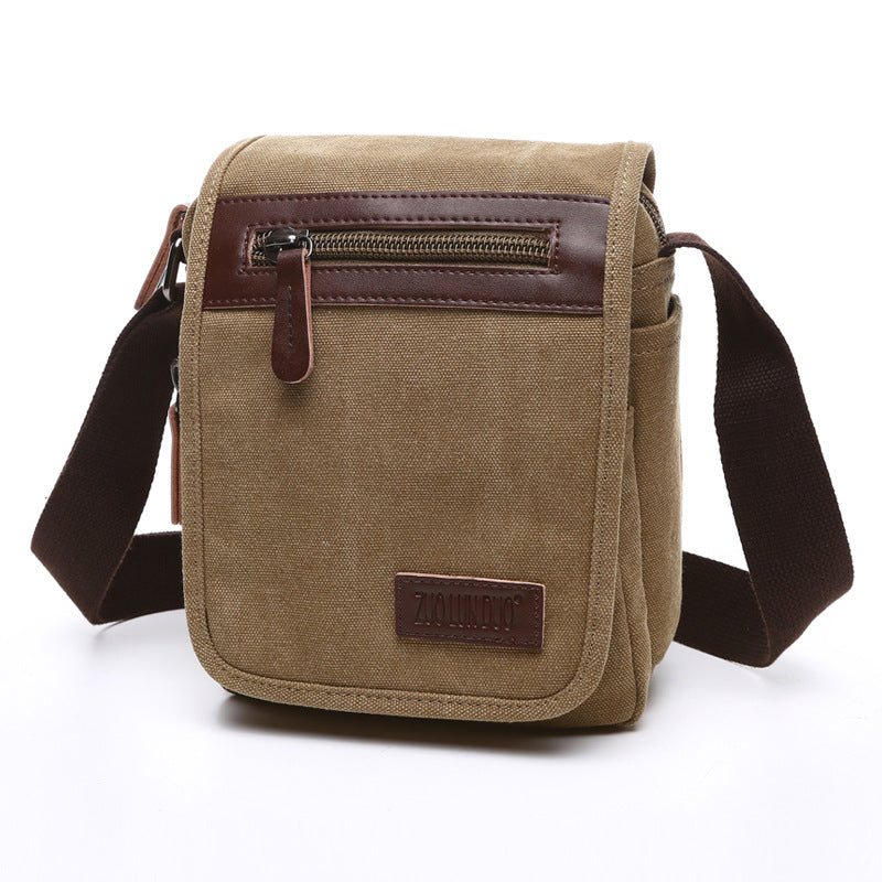 Graceful Men's Canvas Korean Style Trendy Men's Messenger Bag