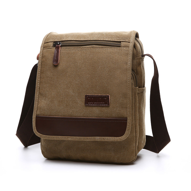 Graceful Men's Canvas Korean Style Trendy Men's Messenger Bag
