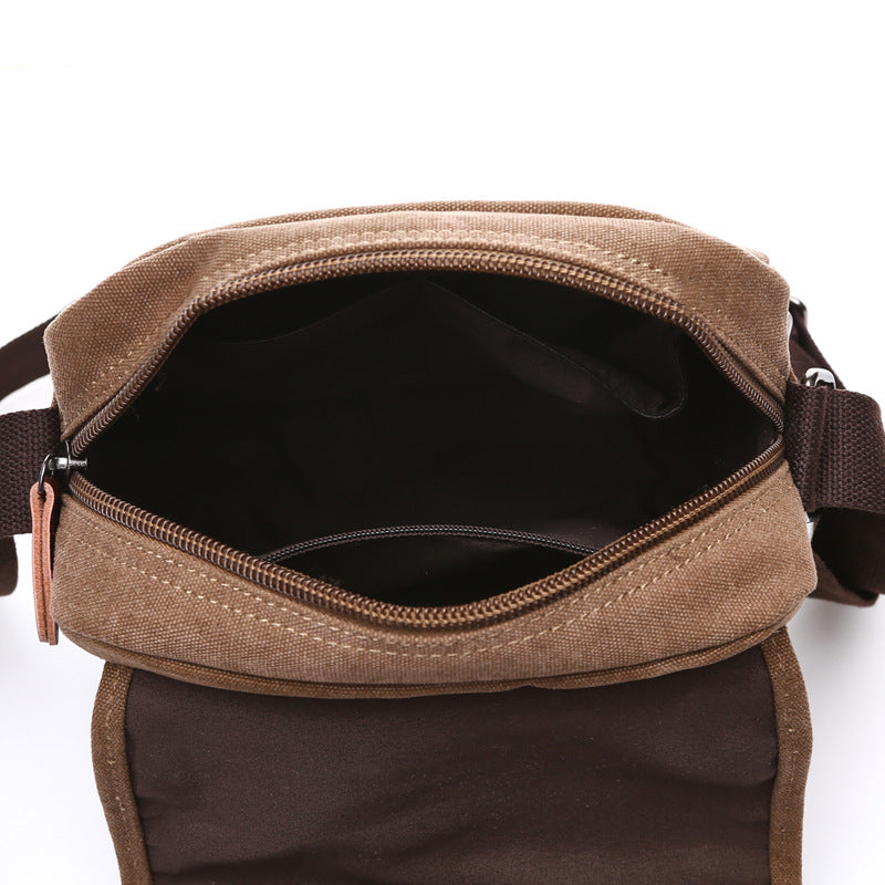 Graceful Men's Canvas Korean Style Trendy Men's Messenger Bag