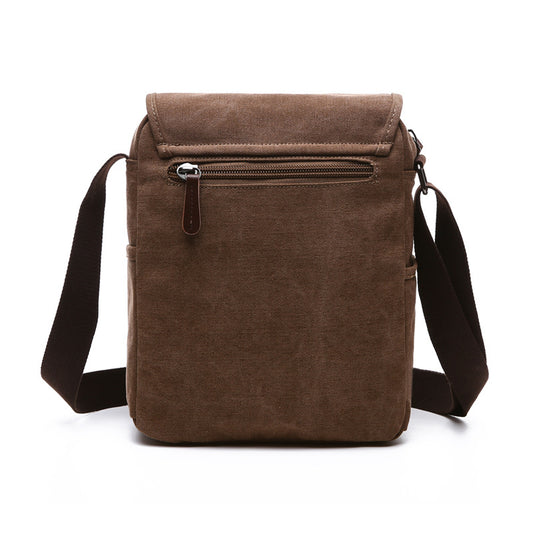 Graceful Men's Canvas Korean Style Trendy Men's Messenger Bag