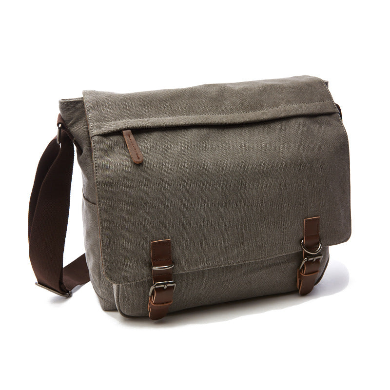 Men's Versatile Canvas Practical Business Computer Korean Fashion Street Bags