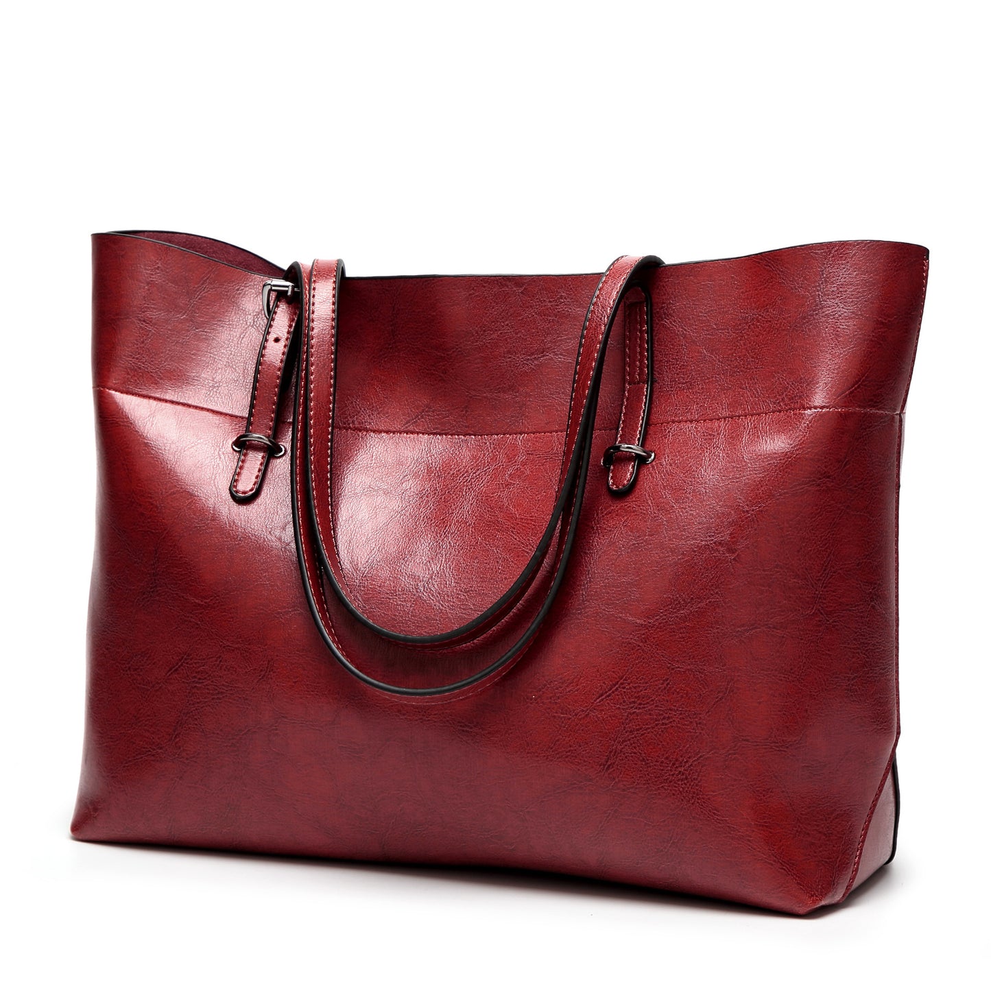 Women's Fashion Oil Wax Leather Retro Bags