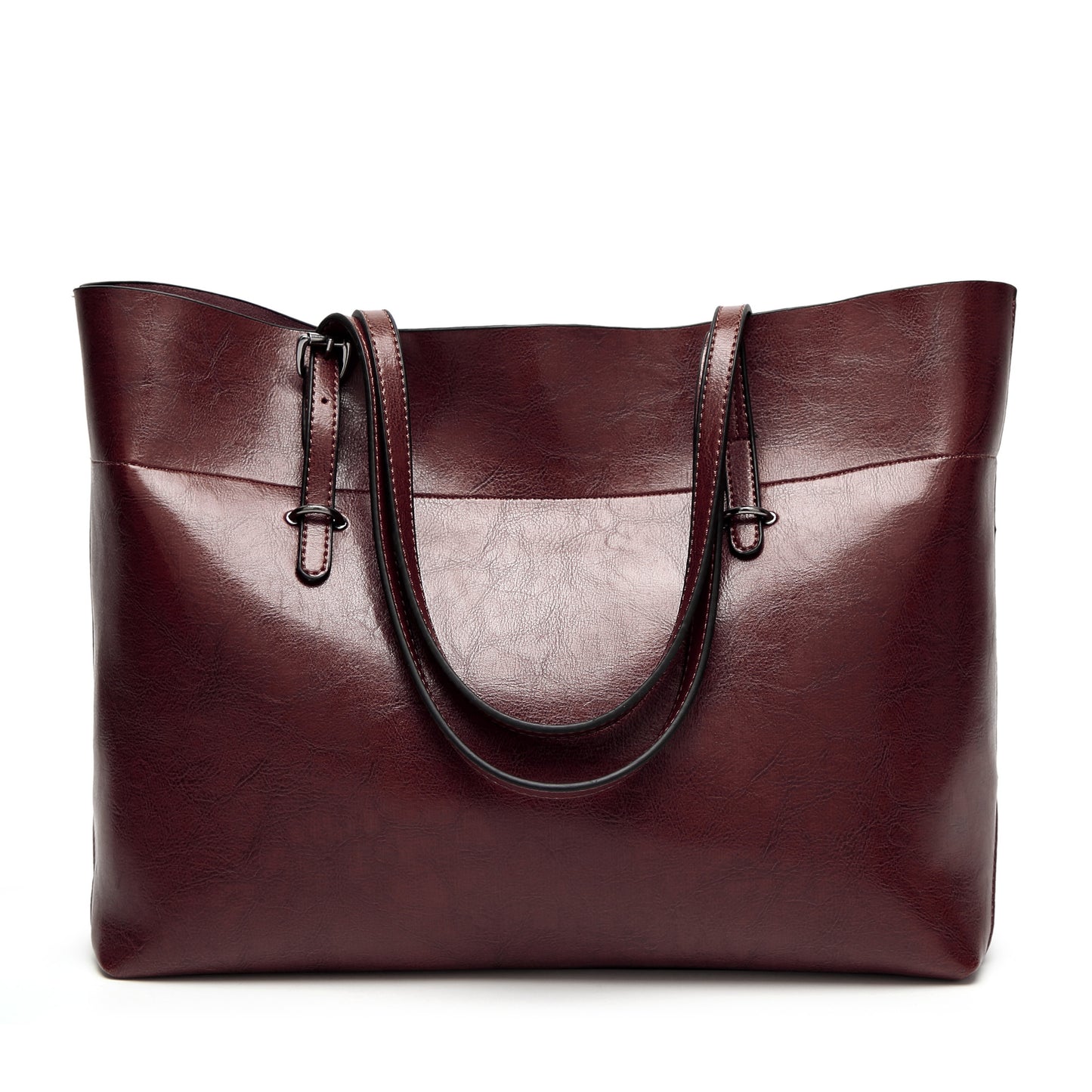 Women's Fashion Oil Wax Leather Retro Bags
