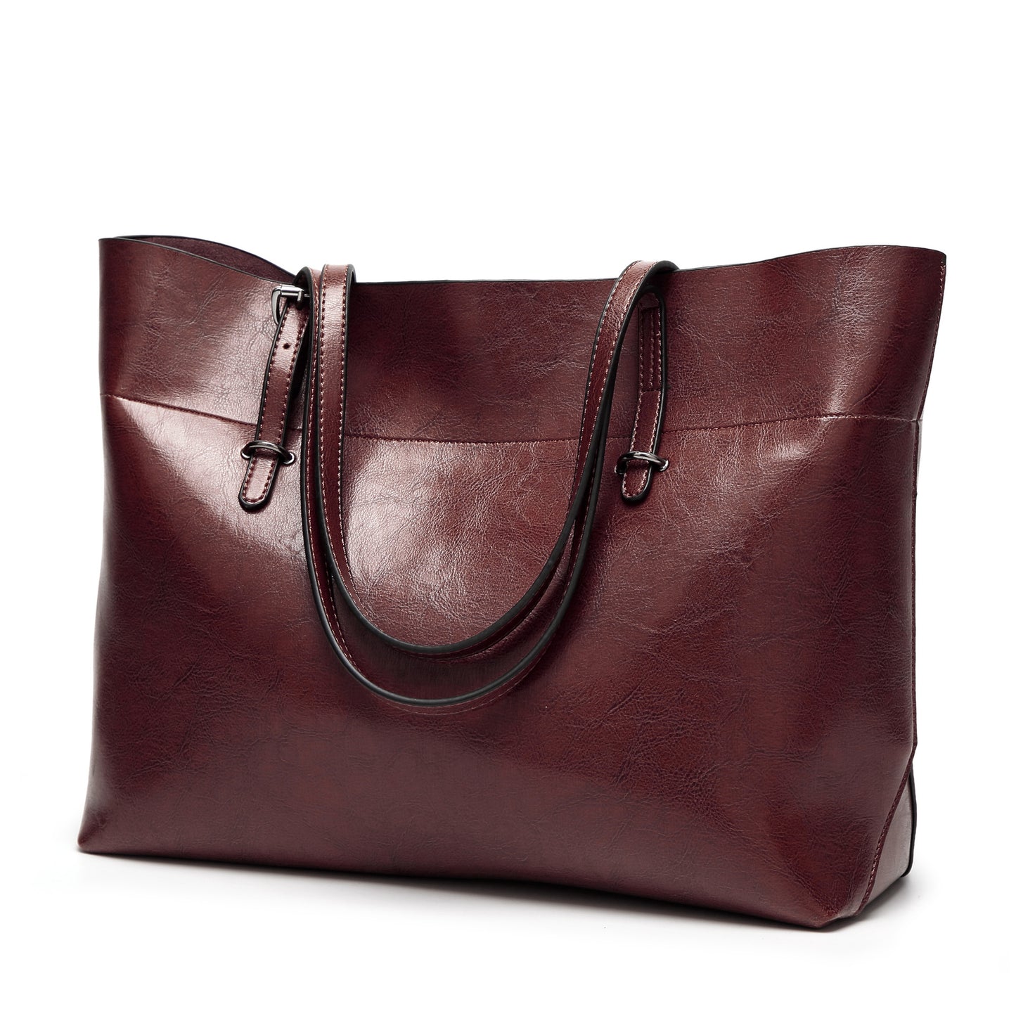 Women's Fashion Oil Wax Leather Retro Bags