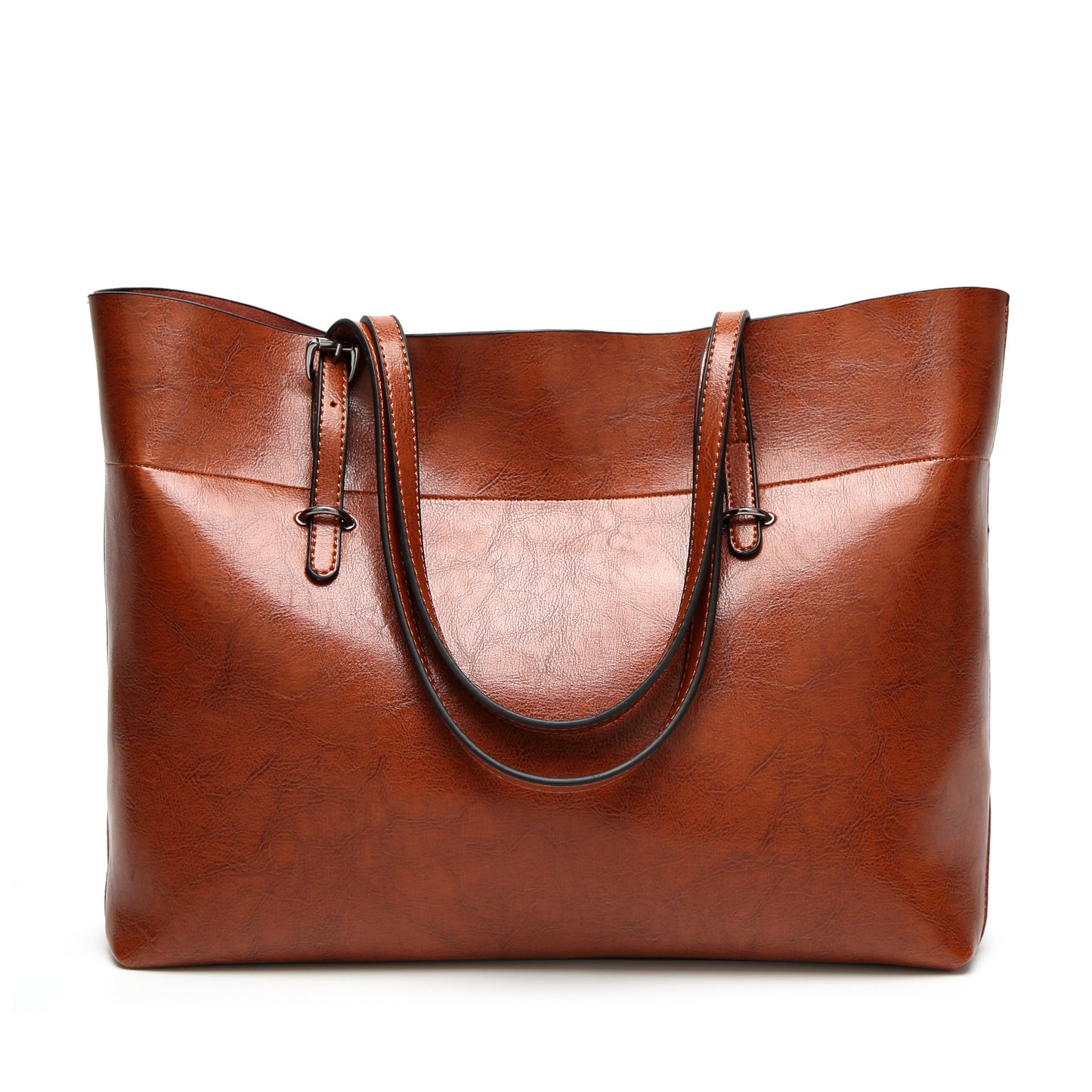Women's Fashion Oil Wax Leather Retro Bags