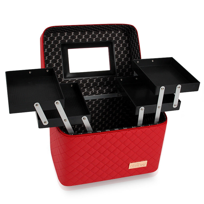 Korean Large Capacity Storage Box Jewelry Cosmetic Case
