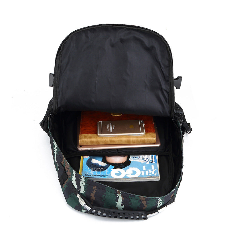 Men's Apron Camouflage Waterproof Nylon Cloth For Backpacks
