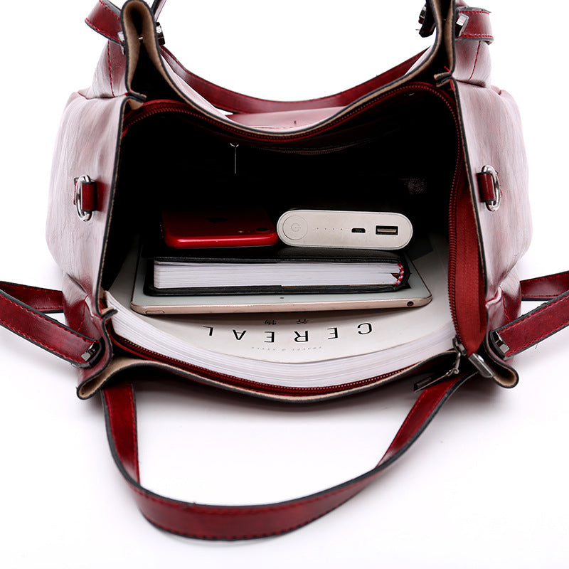 Women's Retro Female Lady Large Capacity Portable Bags