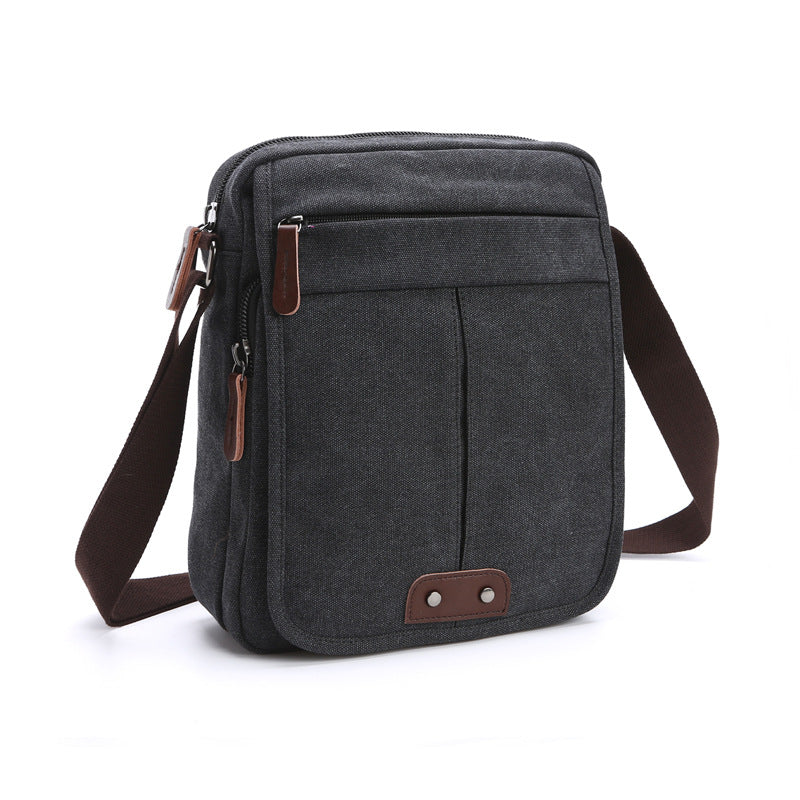 Women's & Men's Retro Fashion Canvas Business Men's Messenger Bag