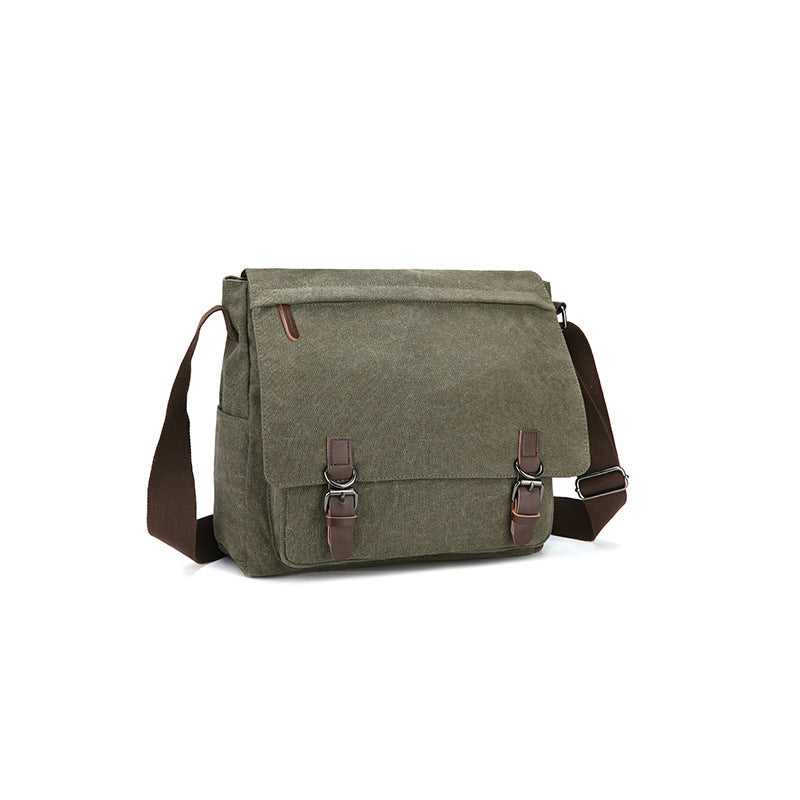 Men's Versatile Canvas Practical Business Computer Korean Fashion Street Bags
