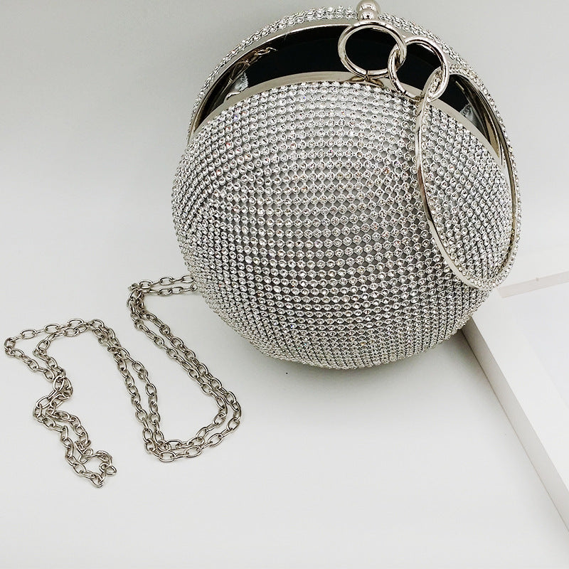 Women's Round Mini Summer Shiny Spherical Simple Shoulder Bags