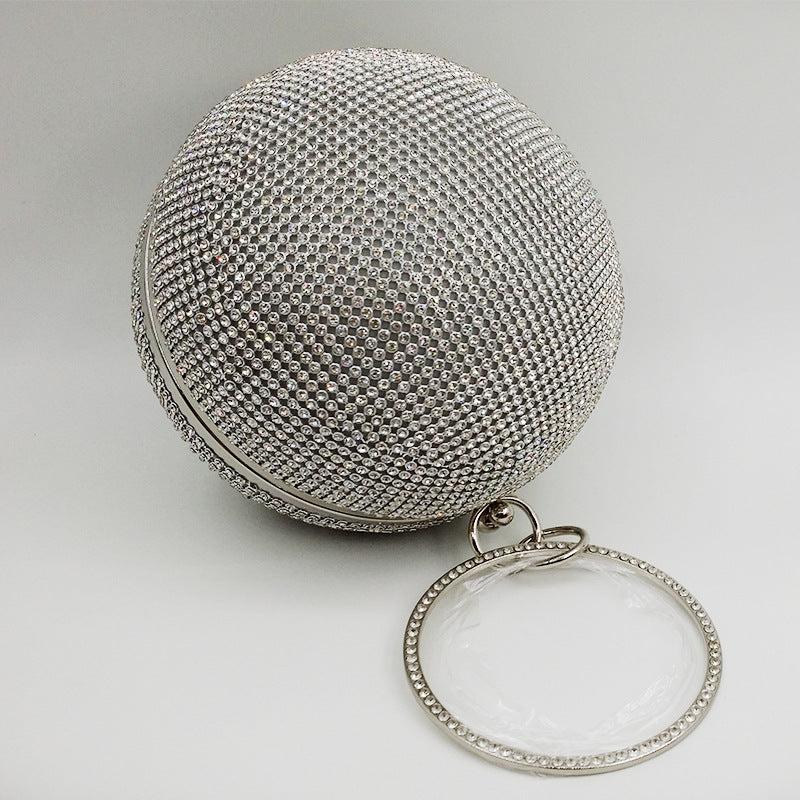 Women's Round Mini Summer Shiny Spherical Simple Shoulder Bags