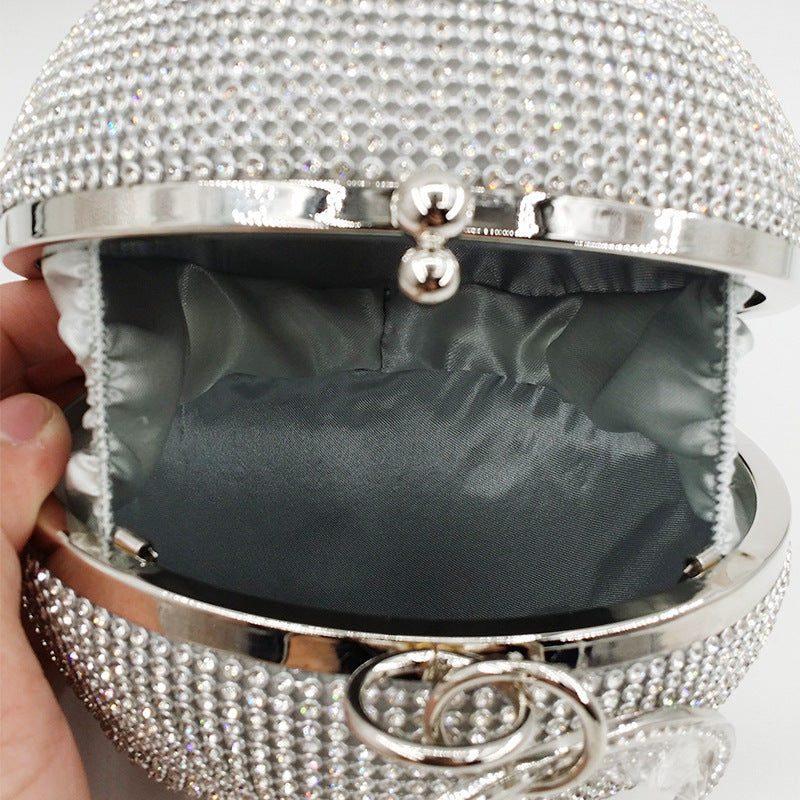 Women's Round Mini Summer Shiny Spherical Simple Shoulder Bags