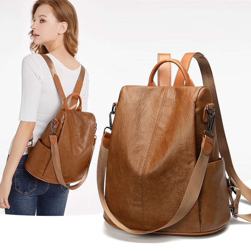 Female Korean Style Personality Street Easy To Match Fashion Women's Backpack