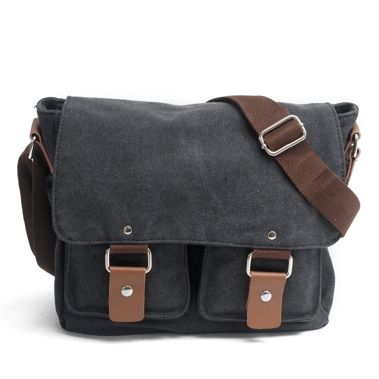 Popular Men's Retro Canvas Horizontal Unisex Men's Messenger Bag