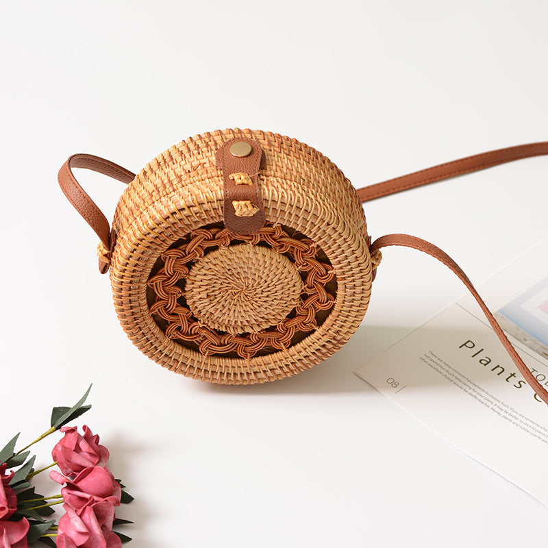 Sale Rattan Handmade Vine Woven Hollow Bags
