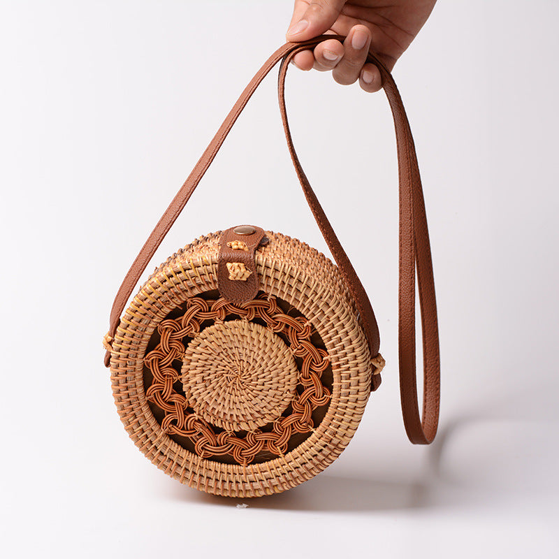 Sale Rattan Handmade Vine Woven Hollow Bags