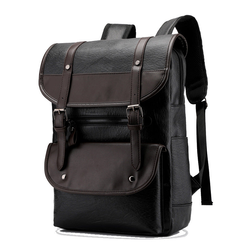 Men's Trendy Retro Business Computer Large Capacity Waterproof Backpacks