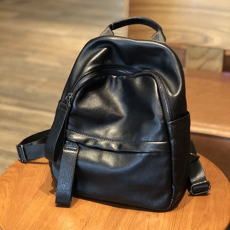 Women's High Quality Genuine Leather Simple First Bags