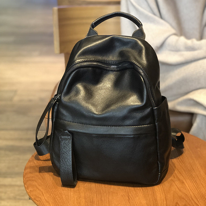Women's High Quality Genuine Leather Simple First Bags