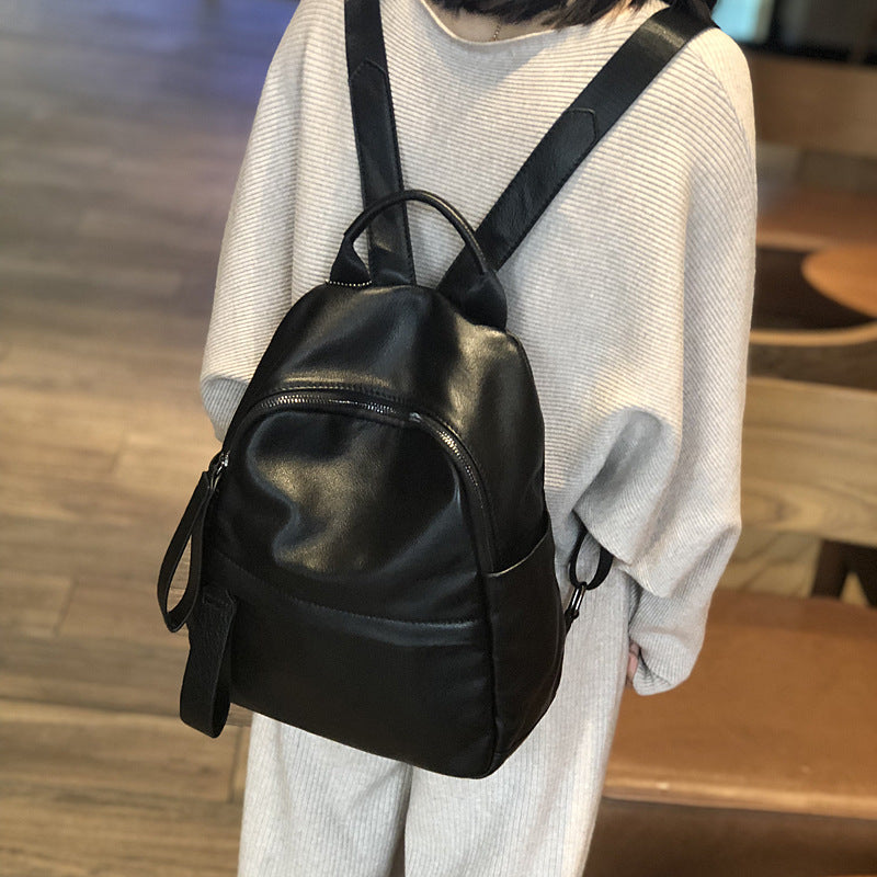 Women's High Quality Genuine Leather Simple First Bags