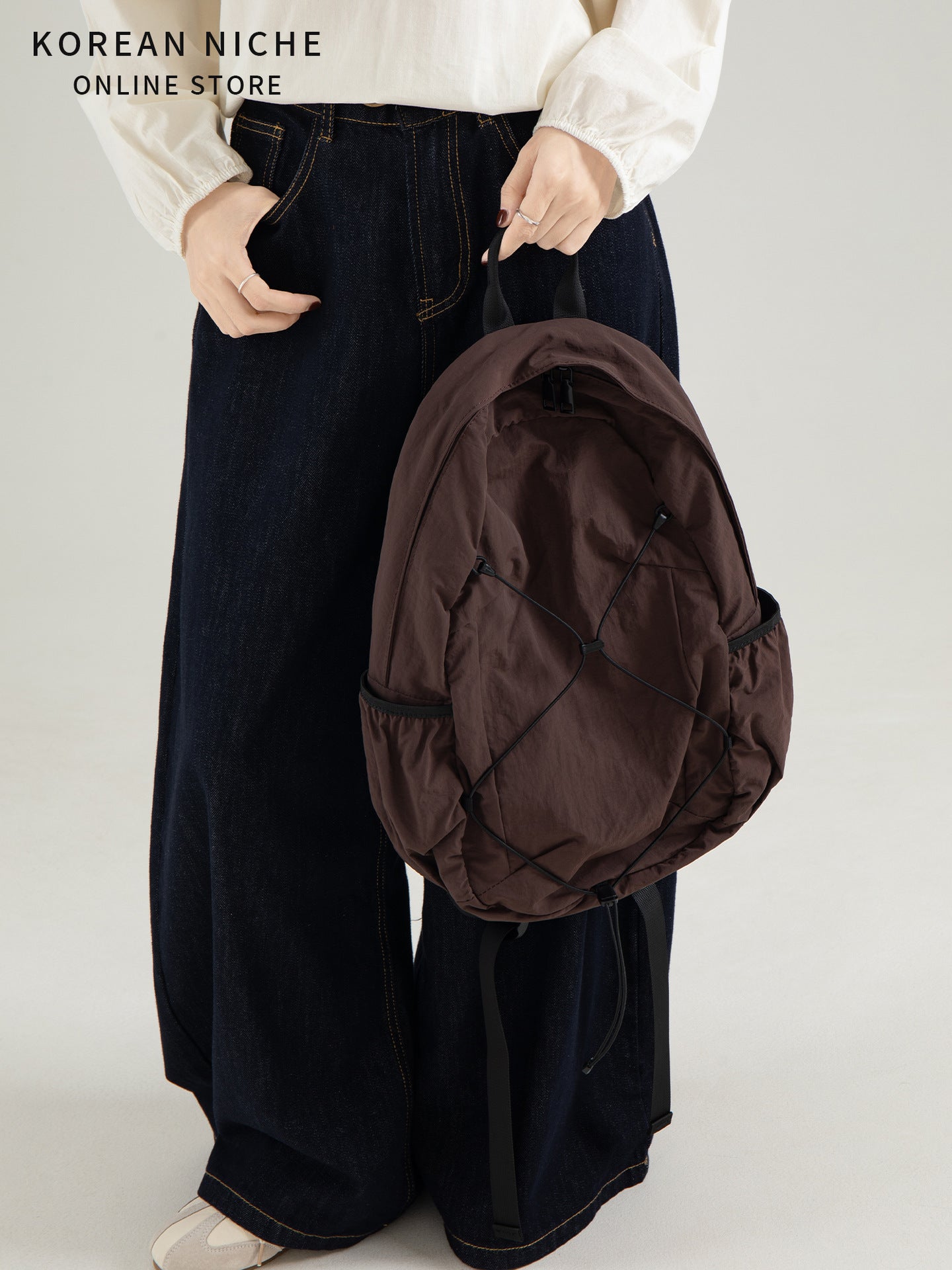 Korean Niche Design Large Capacity Commuter Female Backpacks