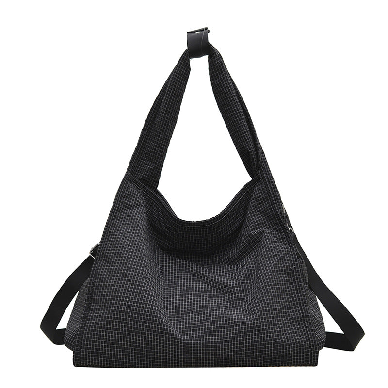 Women's Summer Canvas Korean Style Minority Simple Large Women's Shoulder Bag
