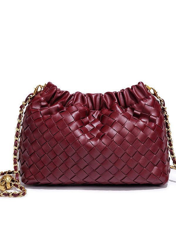 Women's High-grade Diamond Cloud Hand-woven Fashion Simple Bags
