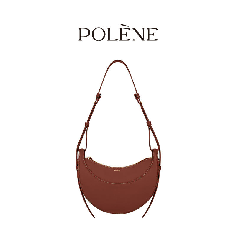 Women's Selenodont Niche Genuine Leather Saddle Fashion Women's Messenger Bag
