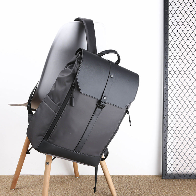 Men's Computer College Nylon Waterproof Business Trip Backpacks