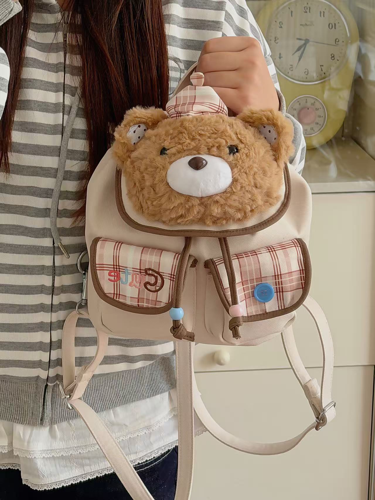 Cute Plush Doll Good-looking Cartoon Commuting Bags
