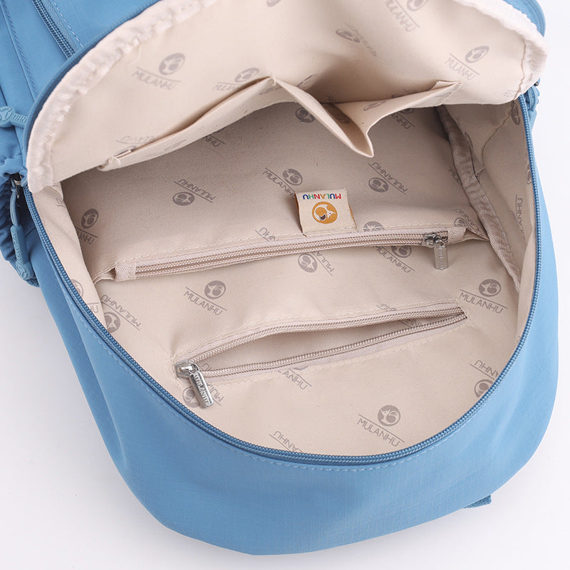 Women's Leisure Commute Lightweight Waterproof Nylon Cloth Large Backpacks