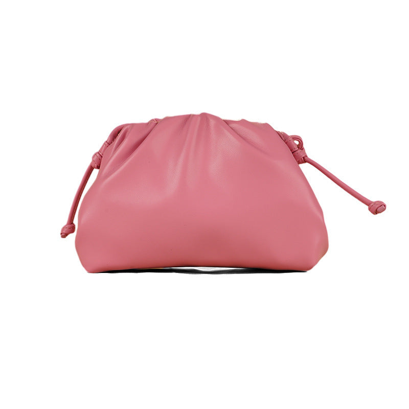 Women's Pleated Dumpling Commuter Solid Color Simple Bags