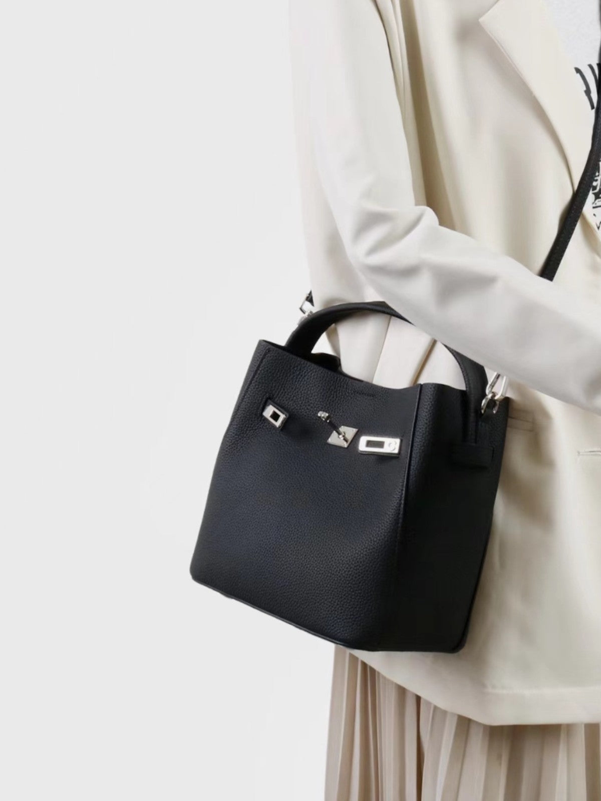 Fashionable Vegetable Basket Barrel High-grade Design Women's Messenger Bag