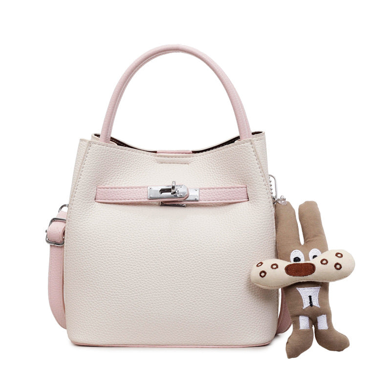 Fashion Personalized Trendy Niche Textured Vegetable Bucket Bags